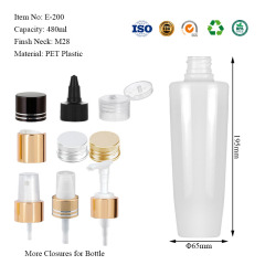 480ML reverse taper bottle