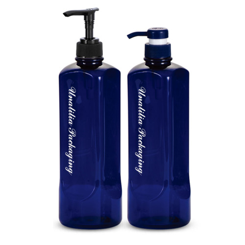 1000ML ring-top round-bottom square bottle