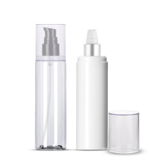 200ML cylinder bottle with cover