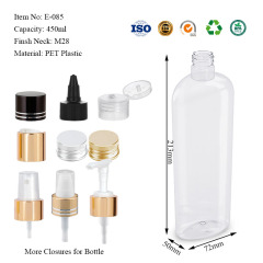 450ML inverted triangle flat bottle