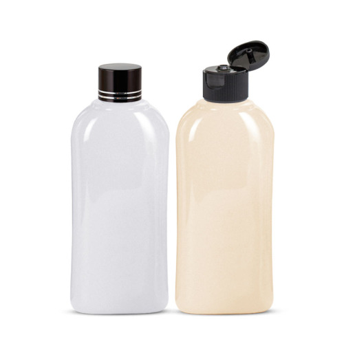 500ML round-shoulder flat bottle