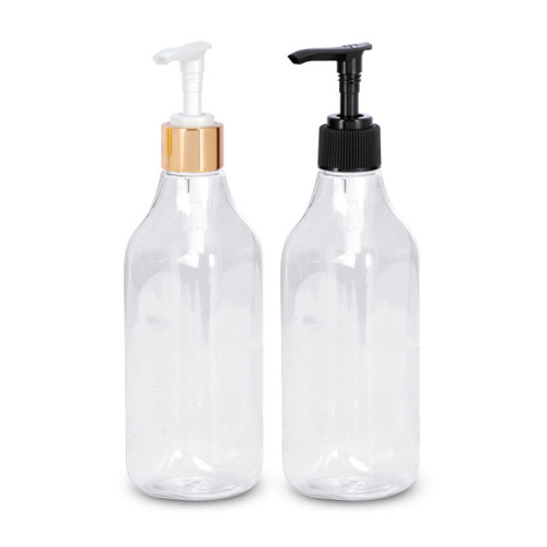 400ML tilted-shoulder square bottle