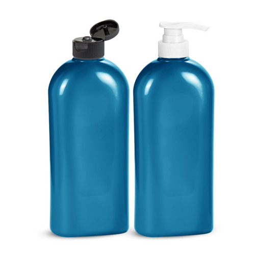 750ML round-shoulder flat bottle