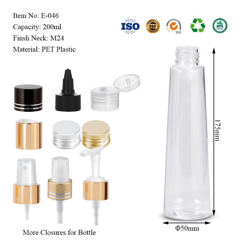 200ML cone bottle