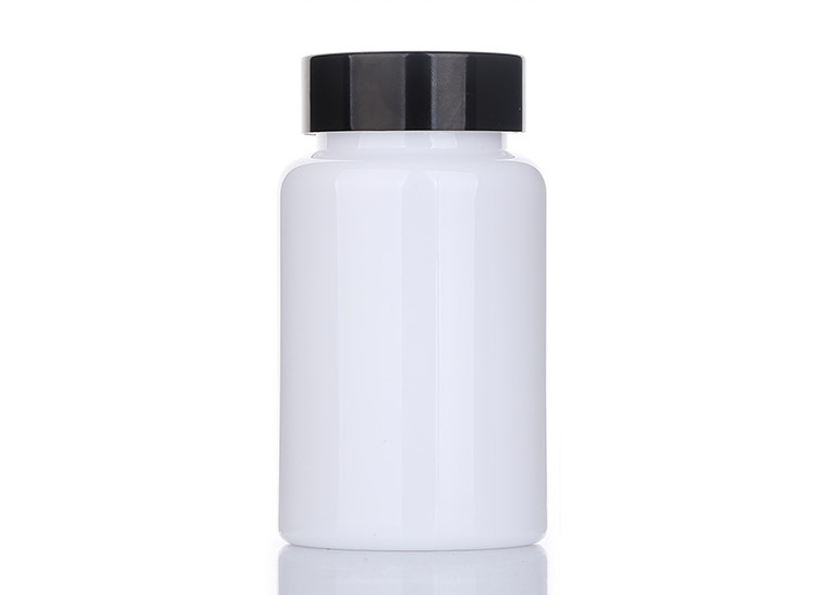Plastic bottle 120ml ml PET white health care product bottle high-grade capsule bottle medicine bottle aluminum cover medicine bottle