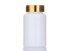 Plastic bottle 120ml ml PET white health care product bottle high-grade capsule bottle medicine bottle aluminum cover medicine bottle