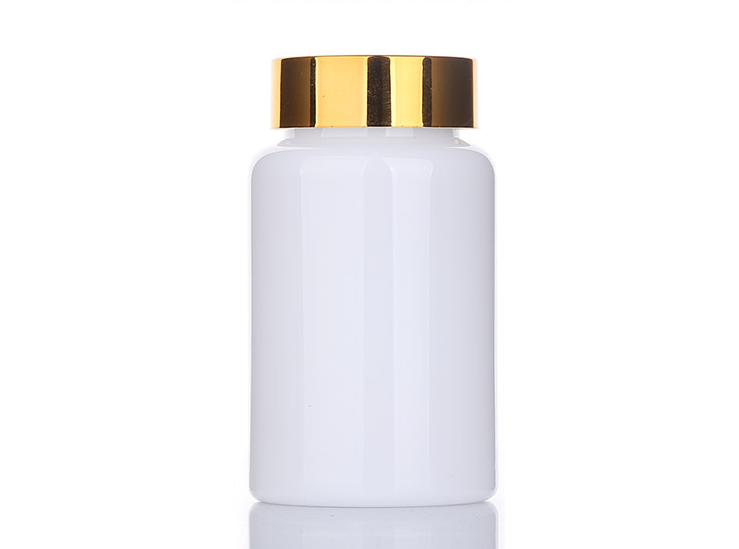 Plastic bottle 120ml ml PET white health care product bottle high-grade capsule bottle medicine bottle aluminum cover medicine bottle