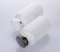 White 300ML plastic bottle packaging bottle capsule bottle solid powder tablet medicine bottle
