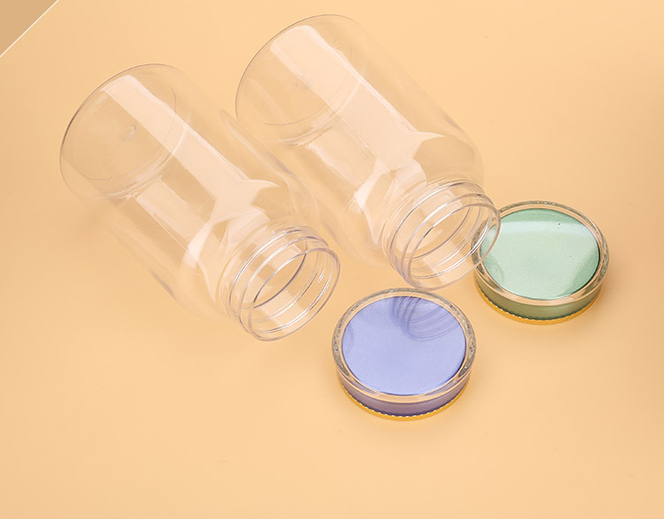 250ml high-grade transparent capsule packaging bottle health care product bottle thickened large-caliber Cordyceps Sanqi powder packaging empty bottle