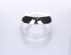 50g flat box silver cover essence capsule bottle 30 capsules slimming product packaging bottle