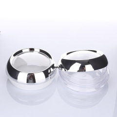 50g flat box silver cover essence capsule bottle 30 capsules slimming product packaging bottle