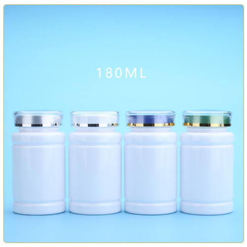 190ML high-grade transparent capsule medicine bottle for powder pills
