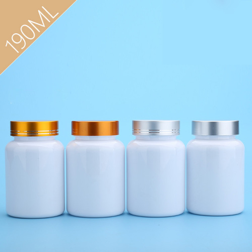 White 180cc high-end health care product bottle capsule sample bottle Cordyceps saffron sub-bottle avoid light