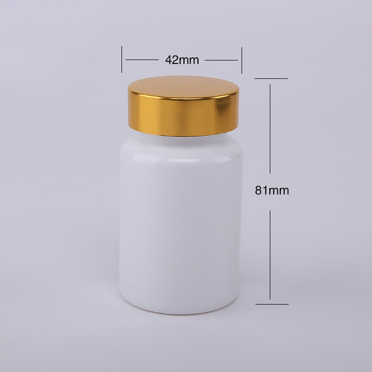 100cc high-grade porcelain white health product bottle trial pack small sample bottle pet plastic bottle capsule bottle medicine bottle