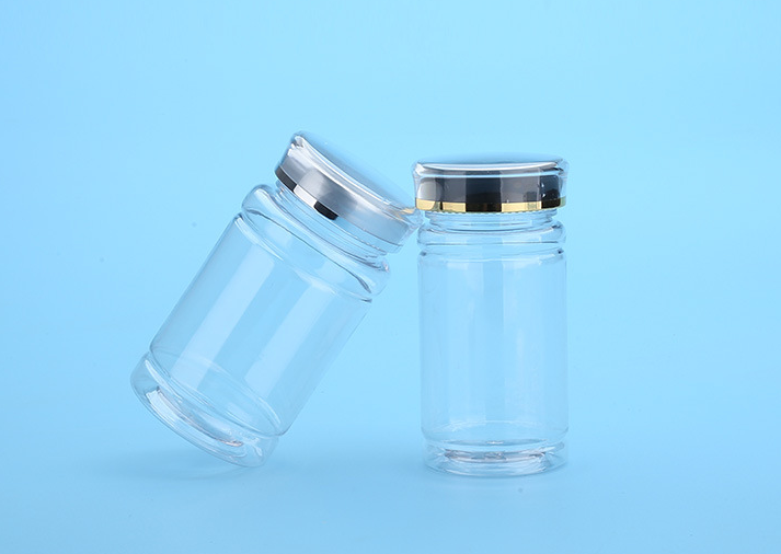 180ml health care product bamboo bottle transparent packaging bottle fish medicine bottle plastic bottle capsule bottle empty bottle