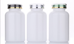 White 300ML plastic bottle packaging bottle capsule bottle solid powder tablet medicine bottle