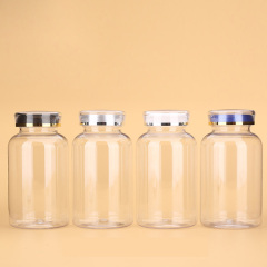 300ml plastic bottle wide mouth plastic bottle food jar plastic bottle with lid transparent wide mouth sealed jar thickened