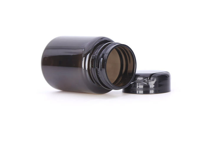 pet flip cover packaging medicine bottle high-grade maca card plastic bottle cordyceps capsule bottle small empty bottle translucent bottle