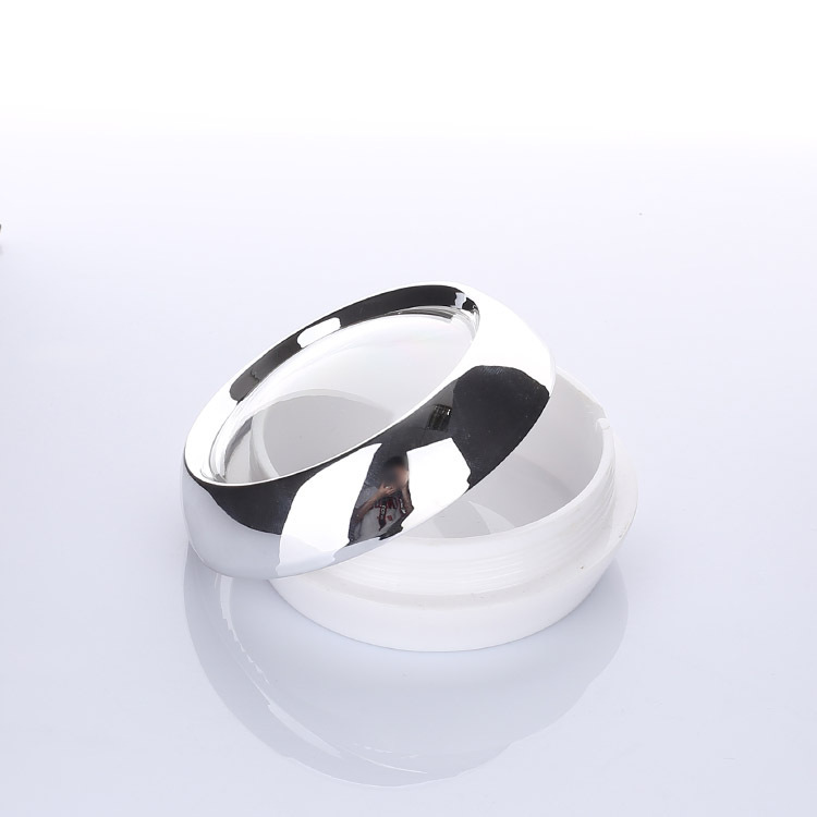50g flat box silver cover essence capsule bottle 30 capsules slimming product packaging bottle