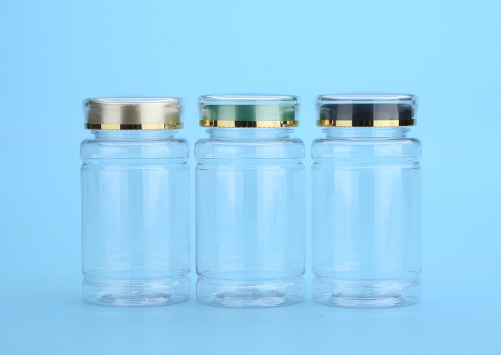 180ml health care product bamboo bottle transparent packaging bottle fish medicine bottle plastic bottle capsule bottle empty bottle