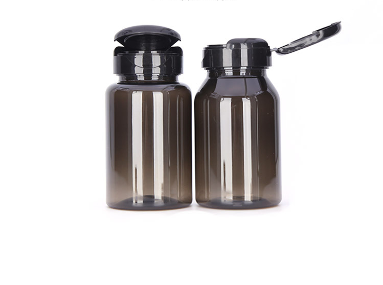 pet flip cover packaging medicine bottle high-grade maca card plastic bottle cordyceps capsule bottle small empty bottle translucent bottle