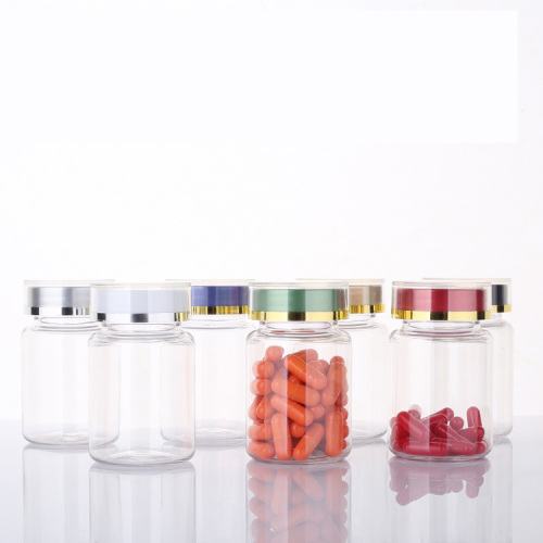 120ml orange health care product bottle high-grade plastic bottle fish medicine cordyceps packaging bottle sample small round bottle