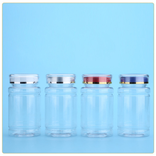 180ml health care product bamboo bottle transparent packaging bottle fish medicine bottle plastic bottle capsule bottle empty bottle
