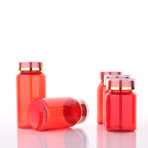 80ml100ml120ml150ml transparent plastic bottle PET health care product bottle capsule bottle high-end medicine bottle