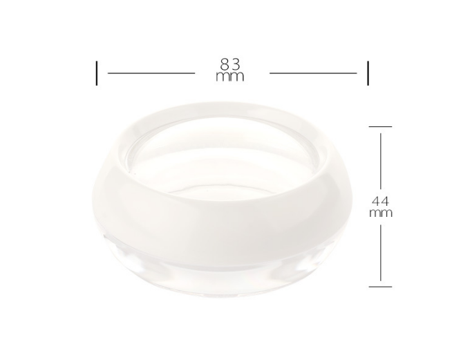 100g time and space capsule bottle health care product bottle acrylic high-end capsule powder bottle cosmetic cream bottle empty bottle