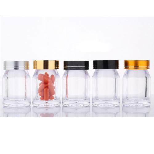 30ML acrylic bottle capsule lozenge health care product bottle dendrobium cordyceps powder 30ml high-grade transparent medicinal plastic