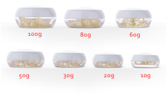 100g time and space capsule bottle health care product bottle acrylic high-end capsule powder bottle cosmetic cream bottle empty bottle