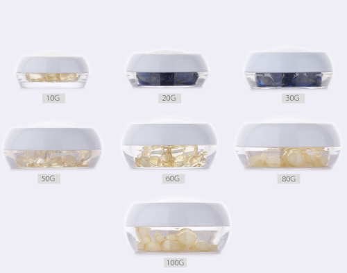 60g white time-space essence capsule packaging box