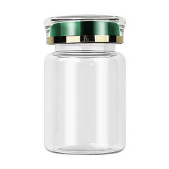PET 80ml transparent bottle plastic bottle small bottle health care product bottle capsule bottle medicine bottle food grade tablet bottle