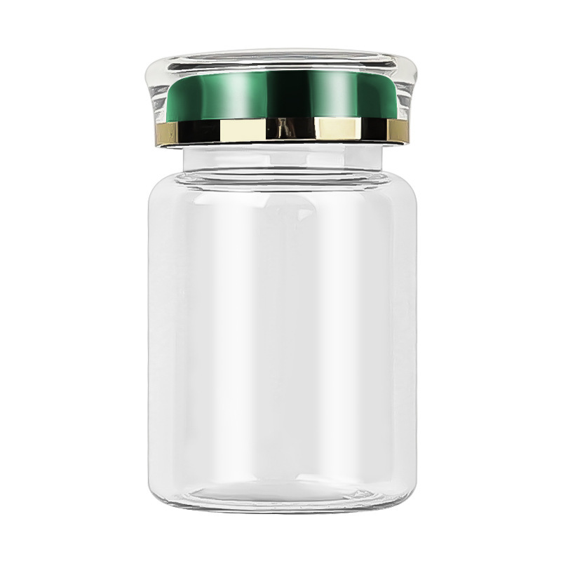 PET 80ml transparent bottle plastic bottle small bottle health care product bottle capsule bottle medicine bottle food grade tablet bottle