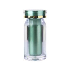 35ml oblique shoulder acrylic bottle plastic bottle capsule sub-bottle set saffron small bottle medicine bottle candy bottle