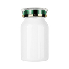 PET white oblique shoulder 120ml plastic capsule bottle food grade medicine bottle health care product bottle light-proof and moisture-proof