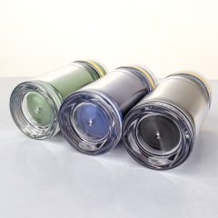 50ml high-grade medicine bottle reagent bottle acrylic bottle transparent bottle plastic bottle sub-bottle set capsule empty bottle