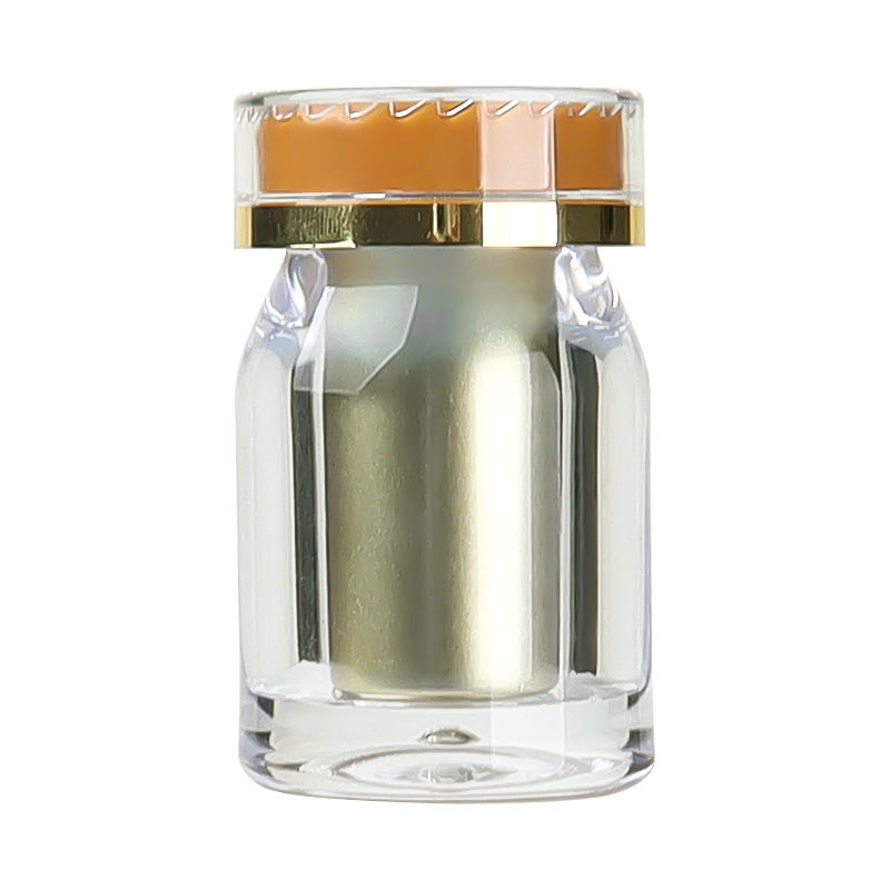25ml PS bottle oblique shoulder style safety cover sub-bottling set high-grade plastic tablet candy sealed capsule bottle