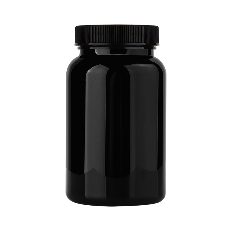 175ml striped PP cover health care product bottle medicine tablet candy bottle packaging PET bottle empty bottle