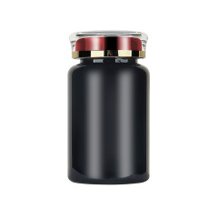 PET120ml black bottle capsule packaging bottle plastic empty bottle printing text bottle sticker maca health care products