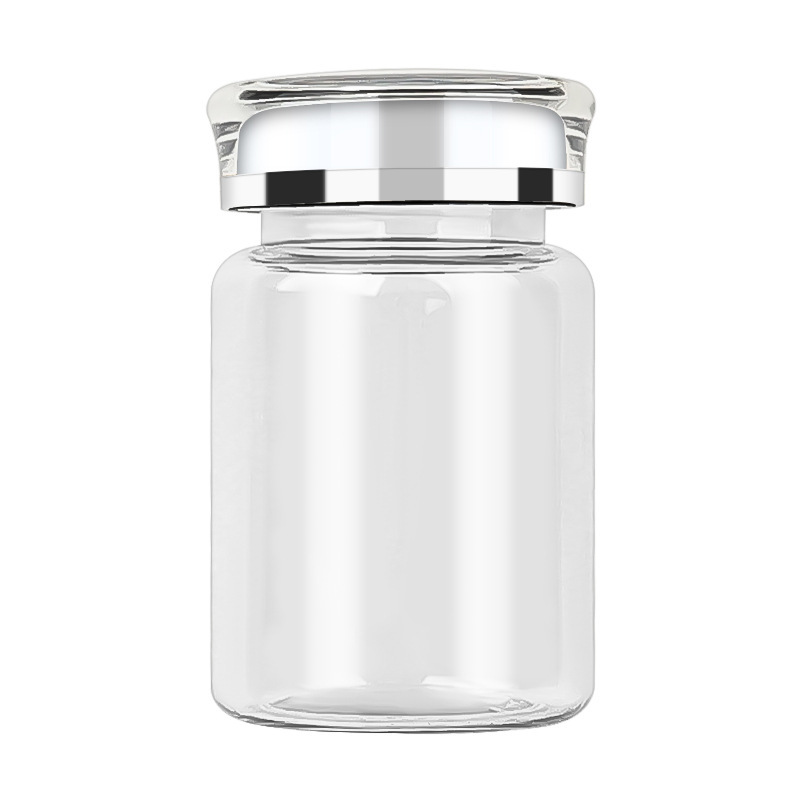 PET 80ml transparent bottle plastic bottle small bottle health care product bottle capsule bottle medicine bottle food grade tablet bottle