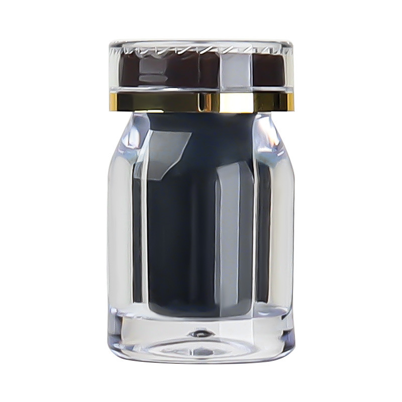 25ml PS bottle oblique shoulder style safety cover sub-bottling set high-grade plastic tablet candy sealed capsule bottle