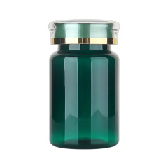 100ml multicolor PET bottle capsule health care product bottle plastic bottle Cordyceps maca dendrobium mountain ginseng empty medicine bottle thickened
