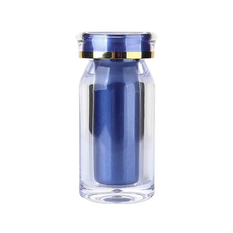 35ml oblique shoulder acrylic bottle plastic bottle capsule sub-bottle set saffron small bottle medicine bottle candy bottle