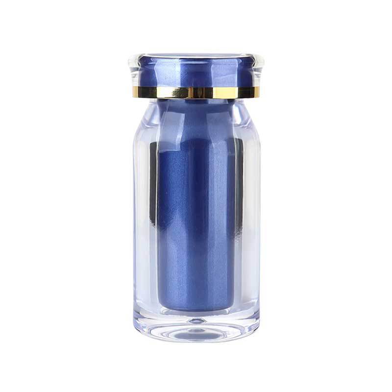 35ml oblique shoulder acrylic bottle plastic bottle capsule sub-bottle set saffron small bottle medicine bottle candy bottle