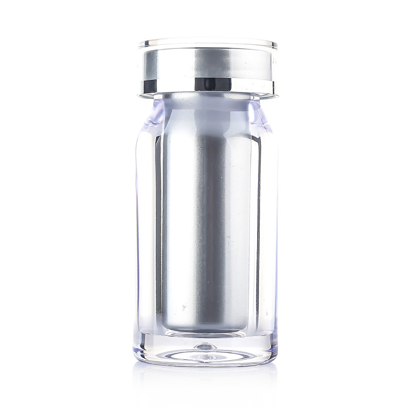 35ml high-grade acrylic bottle plastic bottle capsule sub-bottle set saffron small bottle medicine bottle supports customization