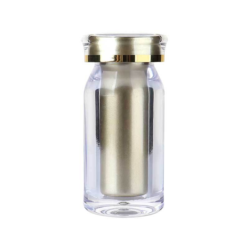 35ml oblique shoulder acrylic bottle plastic bottle capsule sub-bottle set saffron small bottle medicine bottle candy bottle