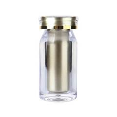 35ml oblique shoulder acrylic bottle plastic bottle capsule sub-bottle set saffron small bottle medicine bottle candy bottle