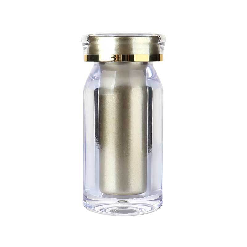 35ml oblique shoulder acrylic bottle plastic bottle capsule sub-bottle set saffron small bottle medicine bottle candy bottle