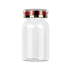 PET 120ml oblique shoulder transparent bottle plastic bottle small bottle health care product bottle capsule bottle medicine bottle food grade medicine bottle